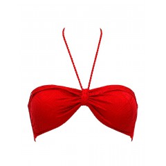 Bandeau Swimsuit Very Victoria Silvstedt By Marie Meili Monaco Red Hook
