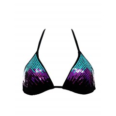 Maillot de bain Triangle Very Victoria Silvstedt By Marie Meili Tahiti Noir
