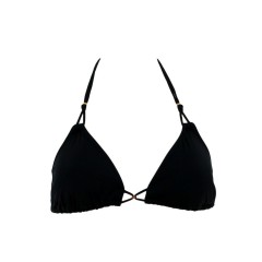 Maillot de bain Triangle Very Victoria Silvstedt By Marie Meili Marbella Solid Noir
