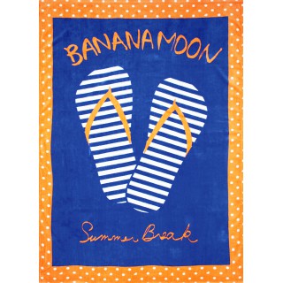 Beachwear Femme Banana Moon Drap de Plage Towely Darwin Bleu