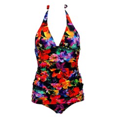 Swimsuit Woman Very Victoria Silvstedt by Marie Meili 1 pice Monaco Floral Multi