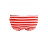 Seafolly Swimwear Women Ruched Side Pant Panties Seaview Coral Orange