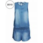 Combishort Seafolly Detention Playsuit Bleu Chambray
