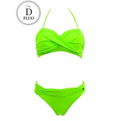 Maillot de Bain Femme Sun Playa 2 Pièces Bandeau Bonnet D Verde Vert Fluo