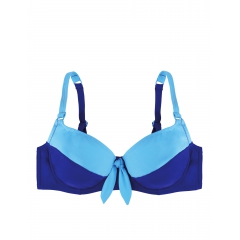 Haut de maillot de bain Marie Meili Balconnet Avalon Wire Bra Bleu