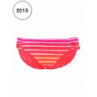 Bas de maillot de bain Seafolly Culotte Miami Stripe Retro Neon Melon