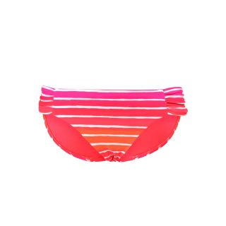 Bas de maillot de bain Seafolly Culotte Miami Stripe Retro Neon Melon