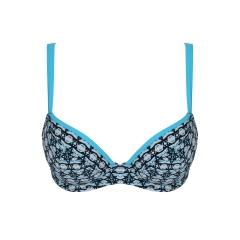 Haut de maillot de bain Curvy Kate Balconnet Cocoloco Padded Plunge Bikini Turquoise