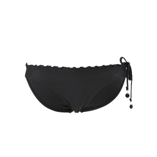 Bas de maillot de bain Seafolly Culotte Shimmer Drawstring Hispter Noir
